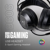 ARIZONE RGB Gaming Headphone with Mic, PC Gaming Headset, 50mm Drivers, Memory Foam Cushion for PC, PS4, Xbox one